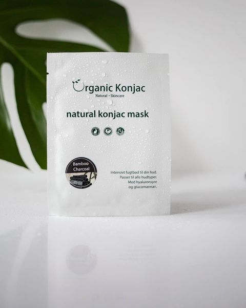 Organic Konjac Maske – Bambus kull